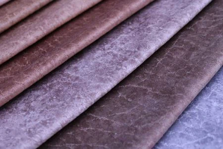 Burnout Fabric med Trykning Sofa Fabric