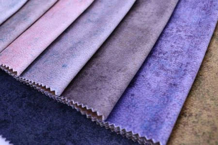 PFP Trykt Sofa Fabric med Fleece Backing