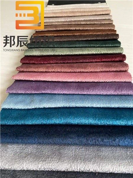 100% Polyester Holland Bronze Velvet Stof Golden Bronzing Stof Til Sofa